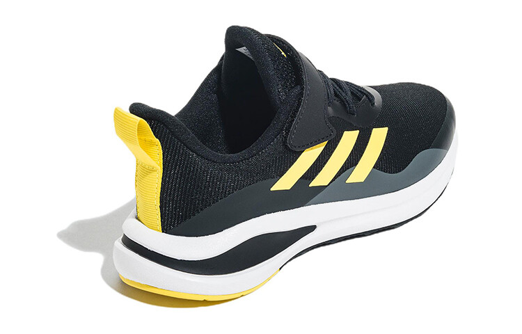 Fortarun Kids Кроссовки детские низкие черные/желтые Adidas — фото 4