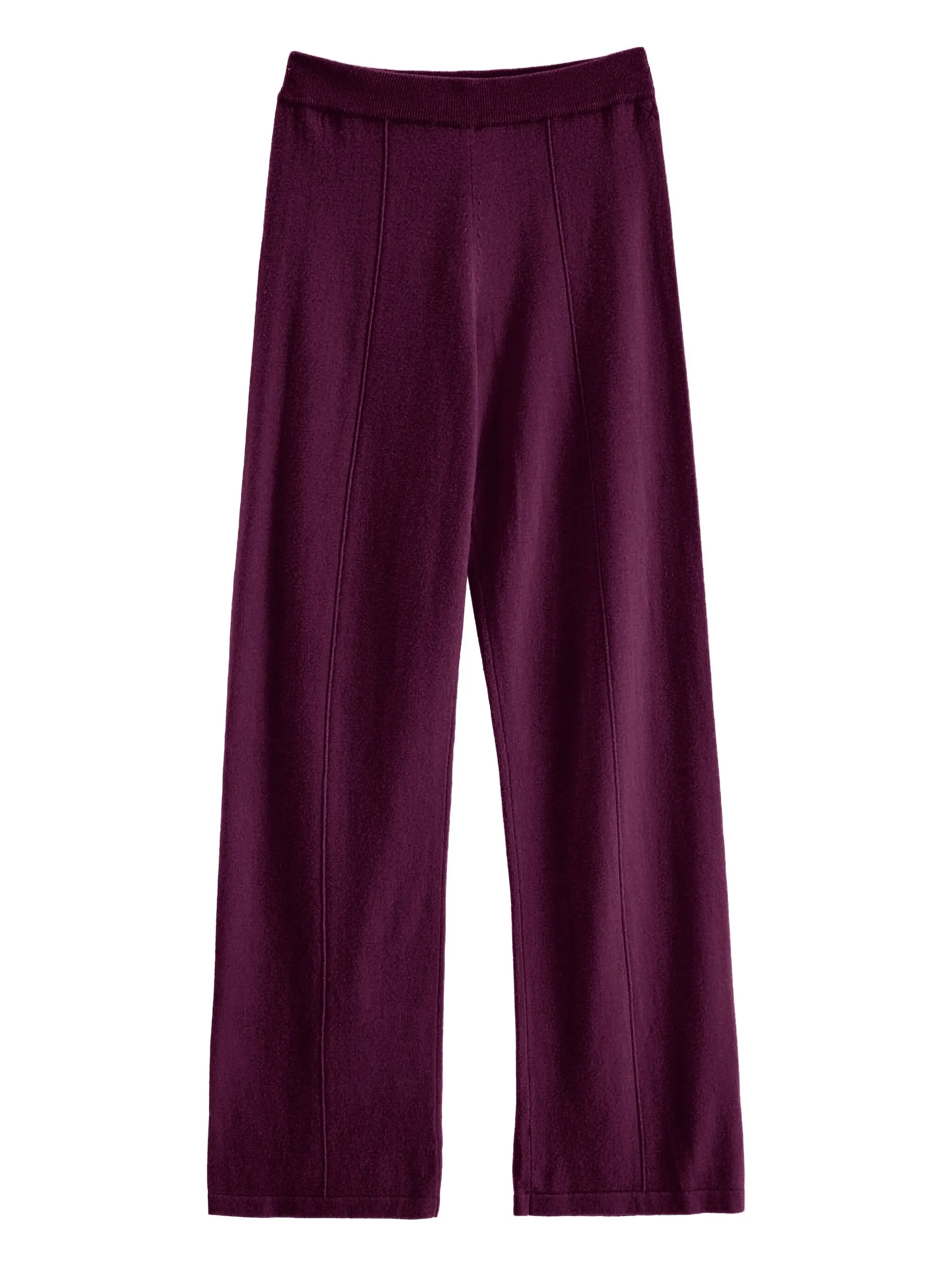 

Шерстяные брюки широкого кроя Chinti & Parker, фиолетовый