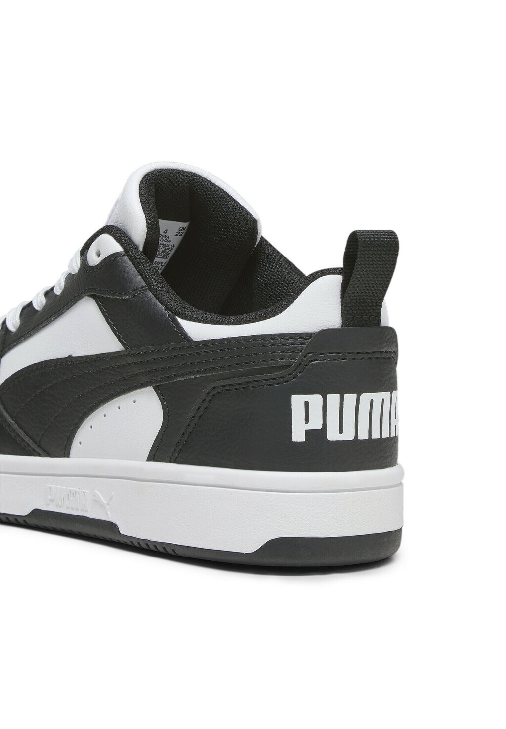 Низкие кроссовки Rebound V6 Jr Unisex Puma, цвет white black — фото 4