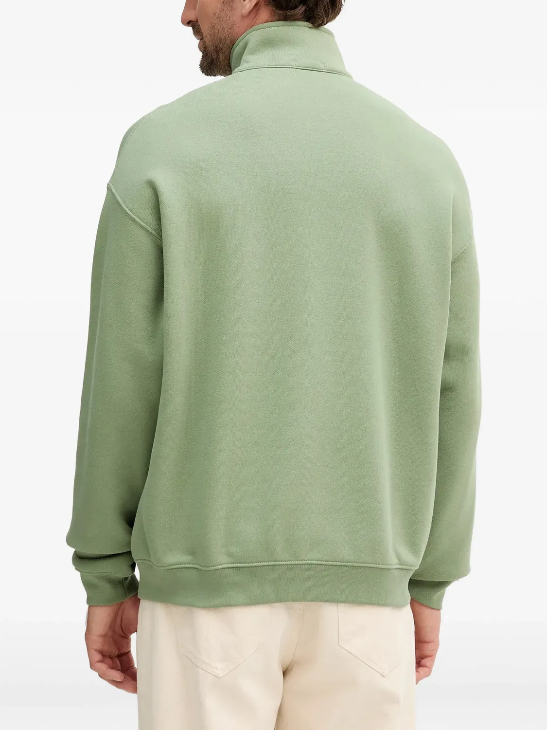 Толстовка на молнии Lacoste, зеленый — фото 3