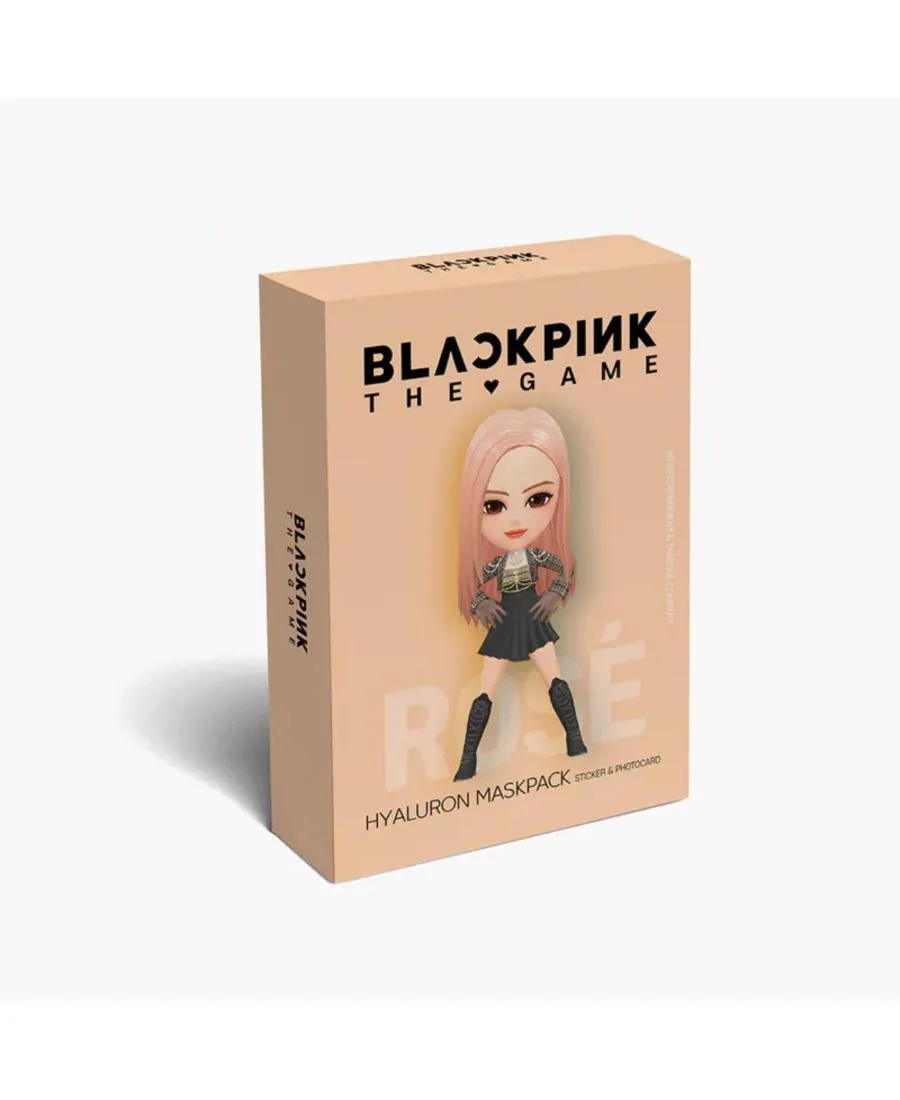 SIIA Cosmetics Набор масок BLACKPINK THE GAME - ROSE (гиалурон)