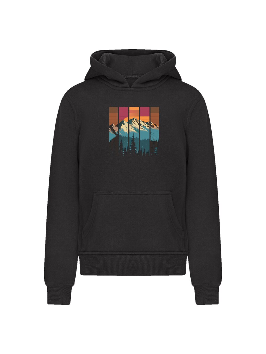 

Толстовка F4NT4STIC Berg Sonnenuntergang Retro, черный