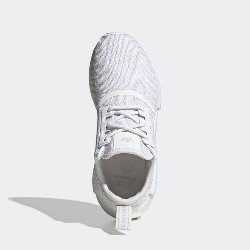 Кроссовки Adidas Originals NMD_r1 для детей и унисекс, белый/серый — фото 3