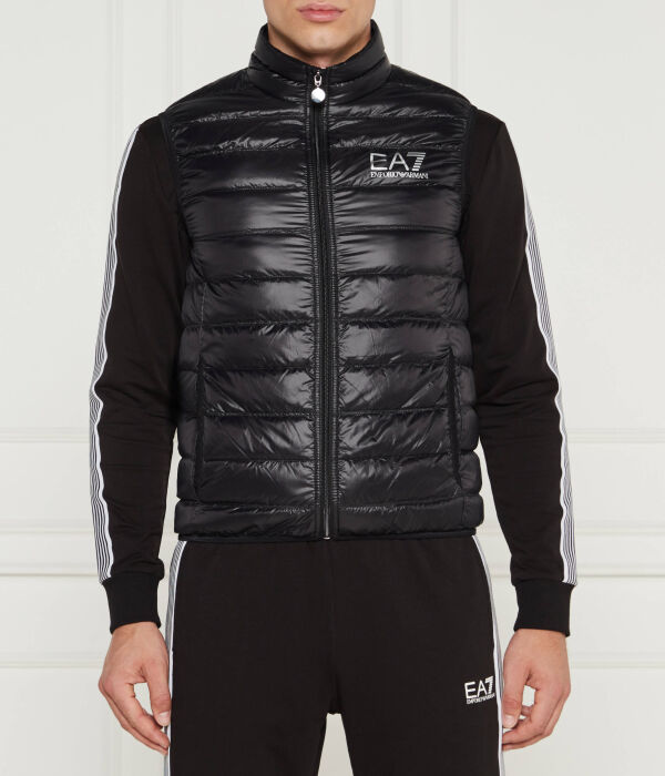 

Жилетка Ea7 Regular Fit, черный / белый