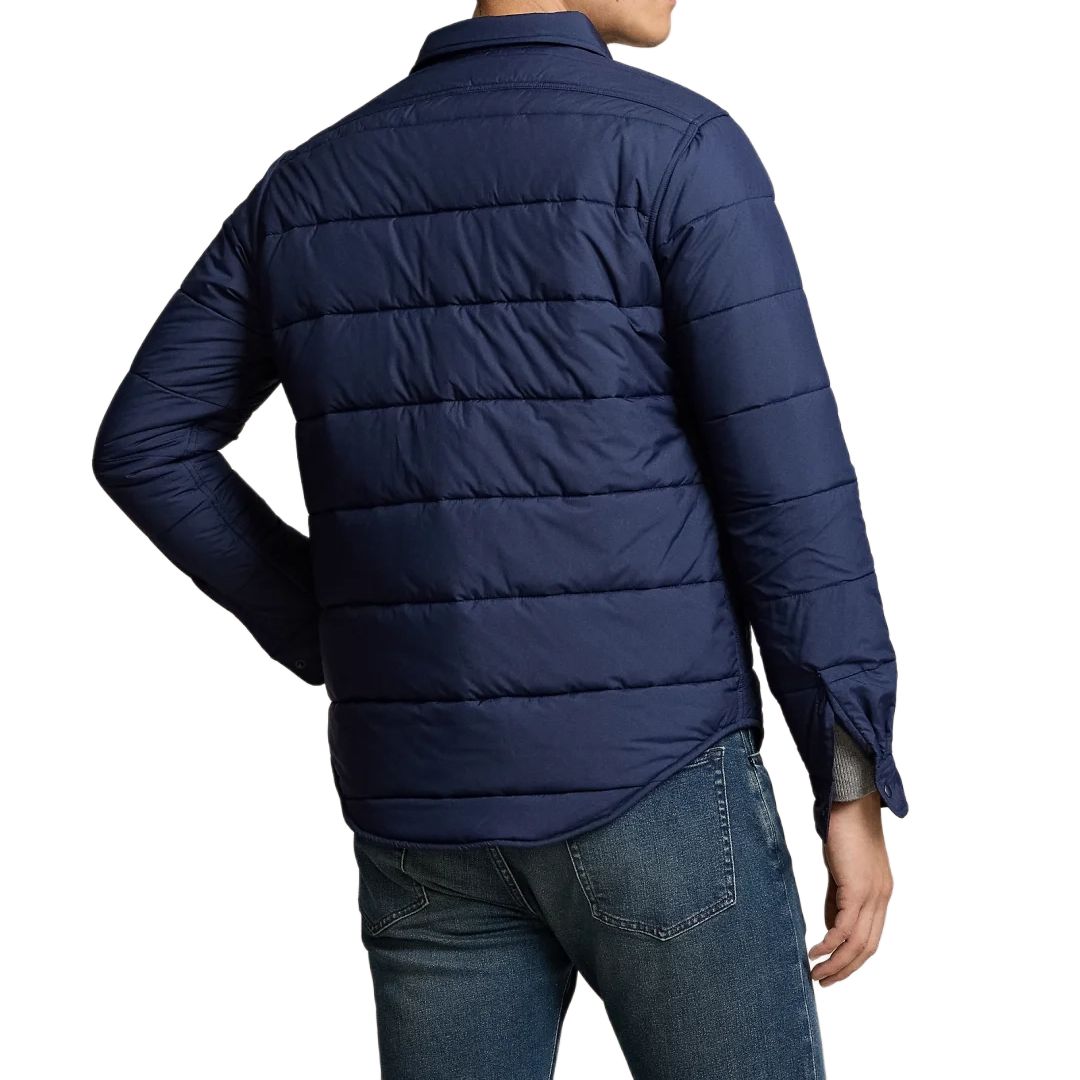 

Пуховик мужской темно-синий Polo Ralph Lauren