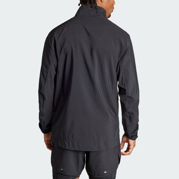 Куртка adizero essentials беговая куртка азиатские размеры Adidas, черный — фото 3