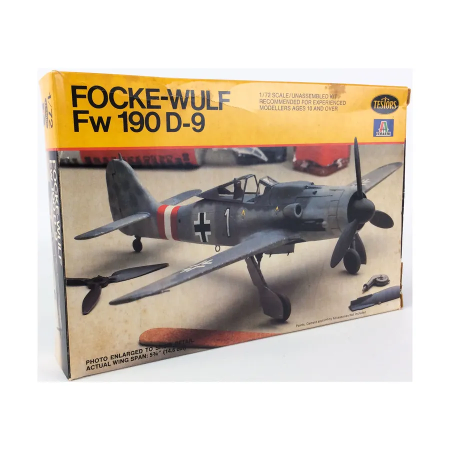 

Фокке-Вульф Fw 190 D-9, Model Kits - Military Aircraft (1:72) (Testors)