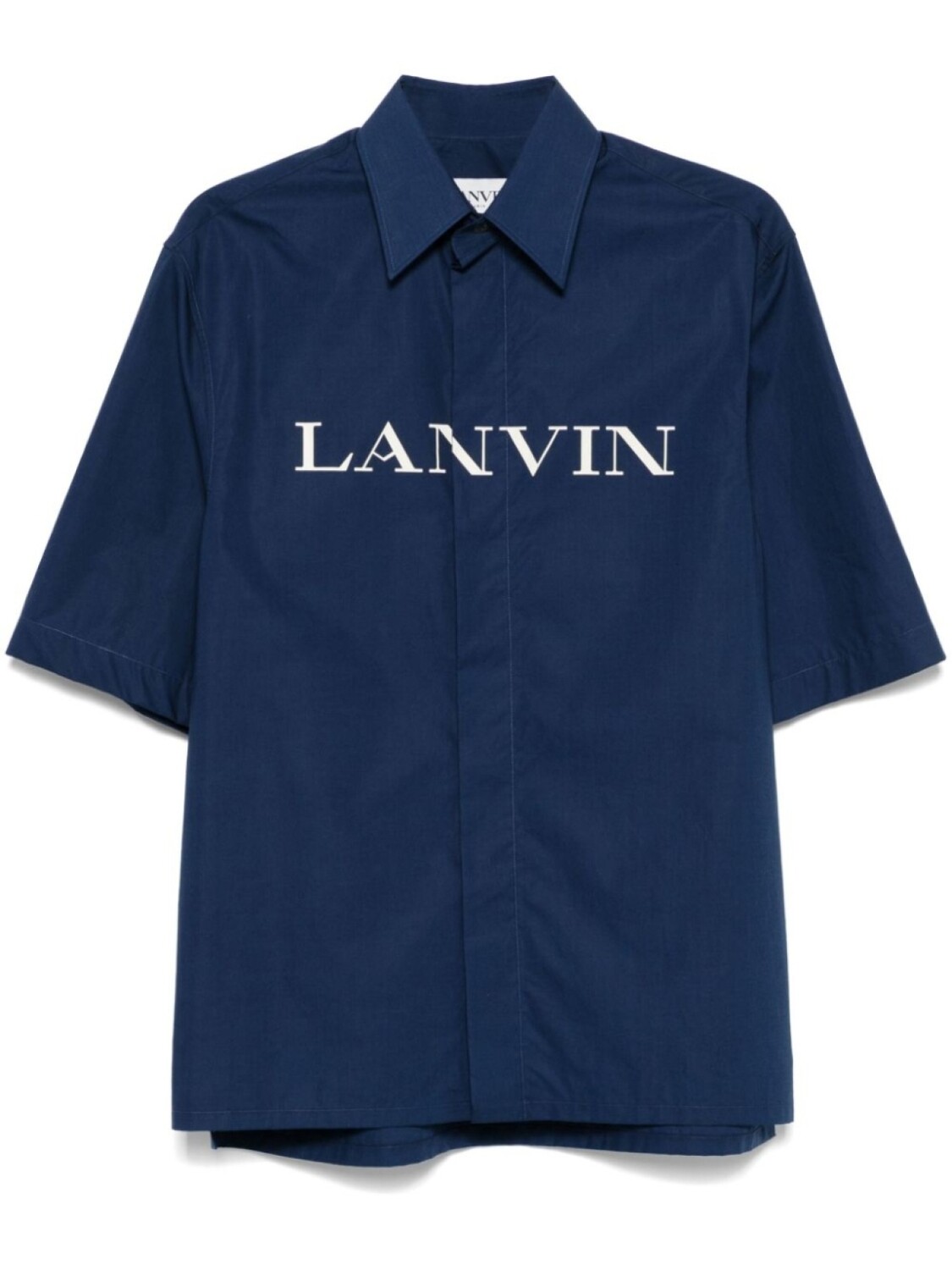 

Рубашка с логотипом Lanvin, синий