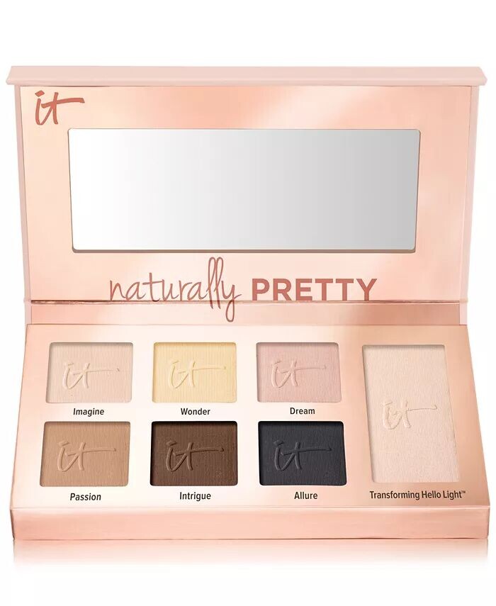 

Naturally Pretty Essential Matte Luxe Палетка теней-трансформеров для век It Cosmetics, цвет Palette