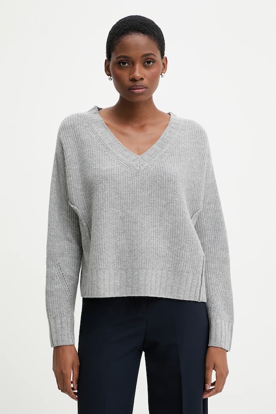 

Свитер из смесовой шерсти United Colors Of Benetton, серый