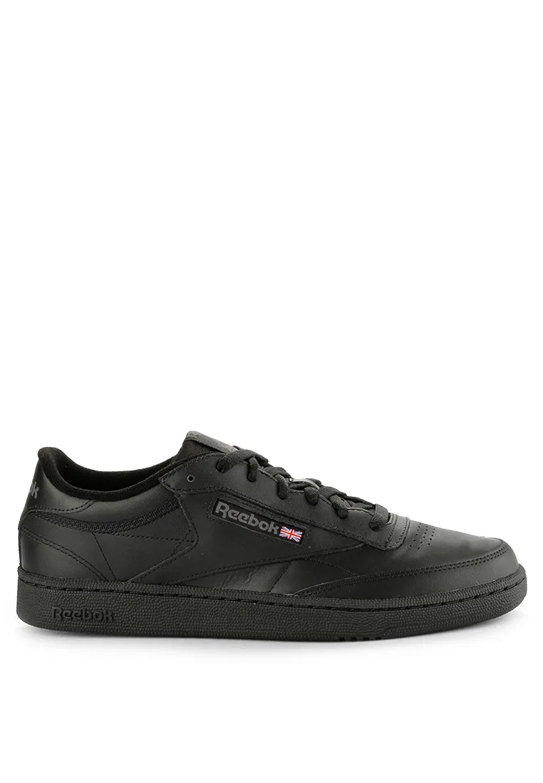 Кроссовки мужские, низкие, Club C 85, Reebok, черный/угольный