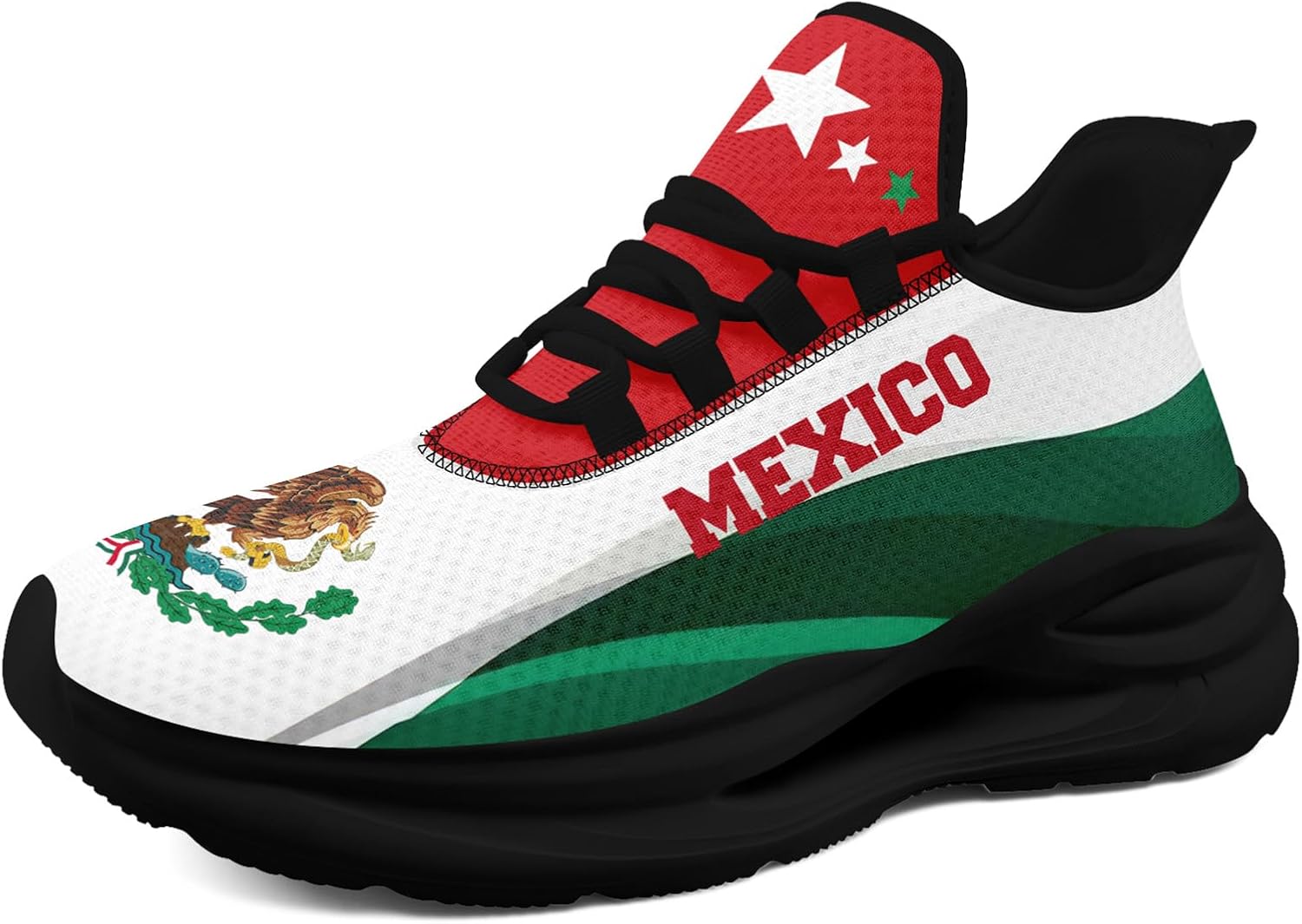 

Кроссовки AWSOLE с флагом Мексики для мужчин и женщин, с сеткой, легкие, дышащие, стильные, для занятий спортом, бега и фитнеса, белый/черный/красный/зеленый/коричневый