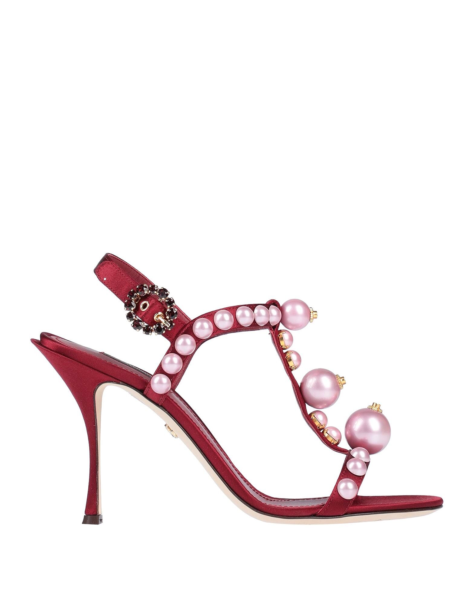 Сандалии Dolce&Gabbana, бордовый