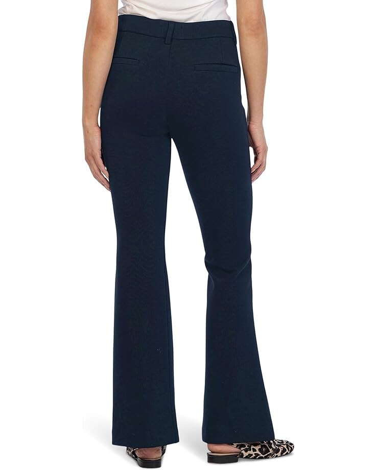 

Брюки KUT from the Kloth Ana High-Rise Fab Ab Flare Trousers, темно-синий