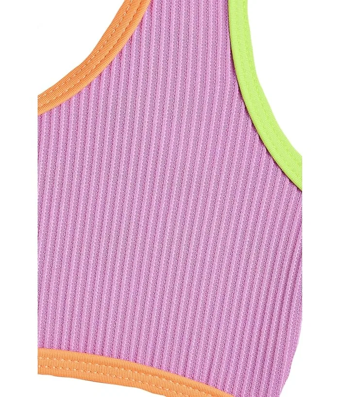 Купальник бикини Snapper Rock Kids Vacay Pop Recycled Crop, Lilac — фото 3