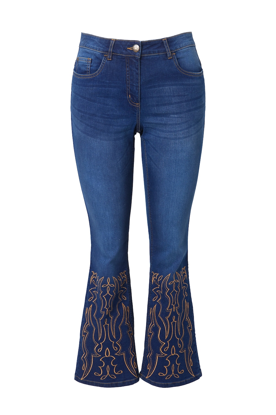 

Расклешенные джинсы Angel of Style, синий