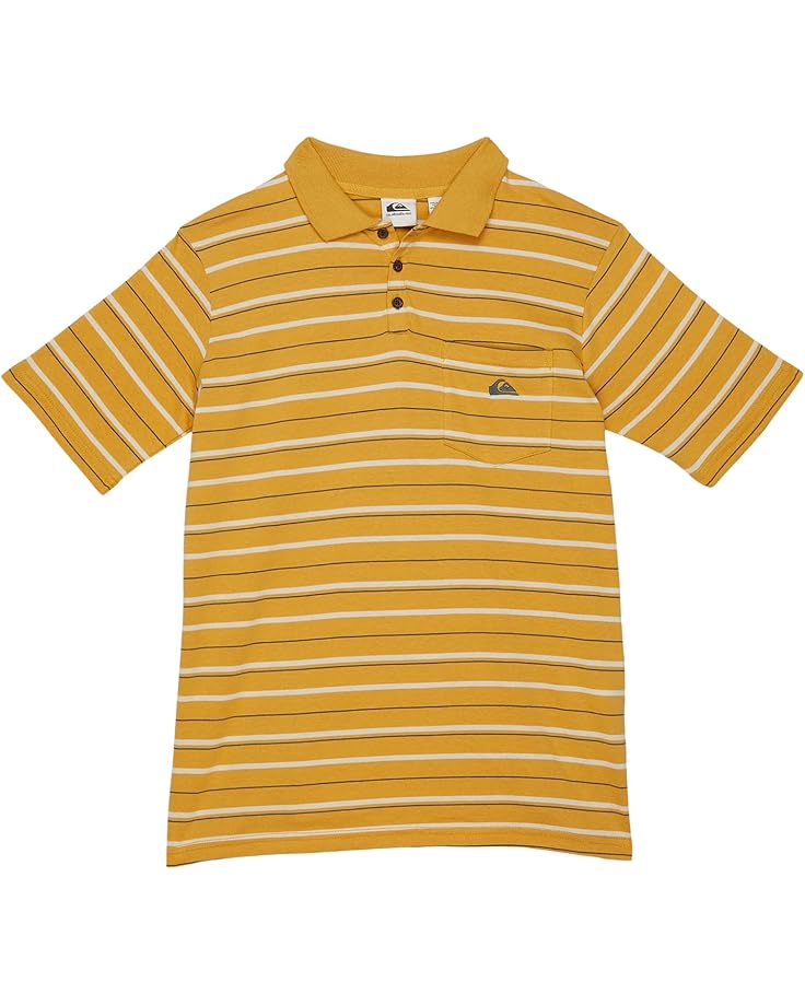 

Поло Quiksilver Kids New Polo Short, цвет Bright Gold Stripe
