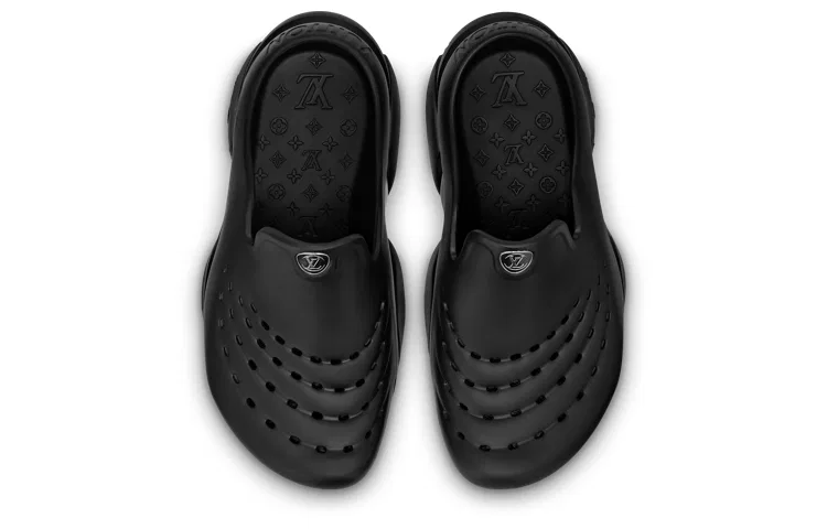 Тапочки-кроксы Shark Loafers LOUIS VUITTON Original Shoe Box Included — фото 4