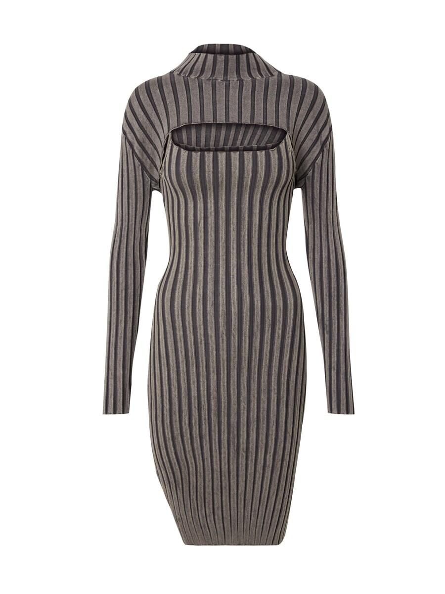 

Вязаное платье LeGer by Lena Gercke Knitted dress Meriem, цвет grey/dark grey