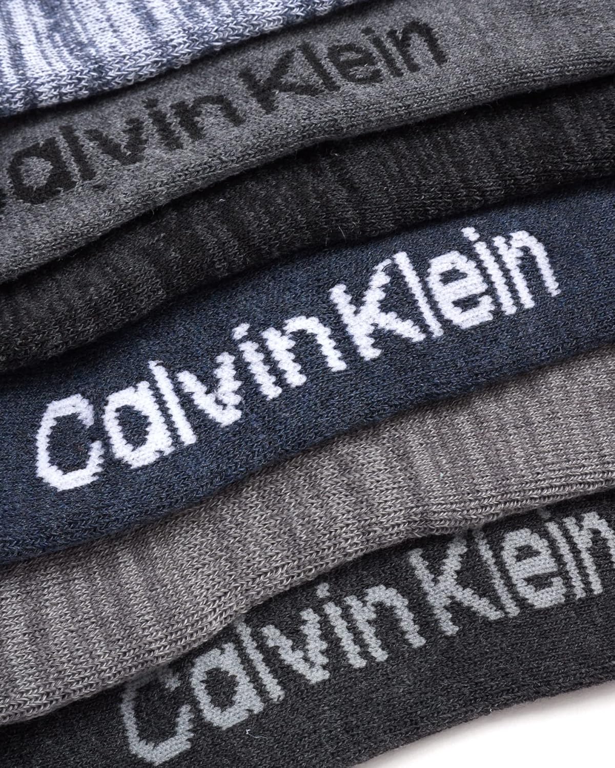 Мужские носки Calvin Klein No Show - 6 пар мягких хлопковых носков с низкой посадкой, мягкие, для мужчин, для занятий спортом и бега, Assorted — фото 4