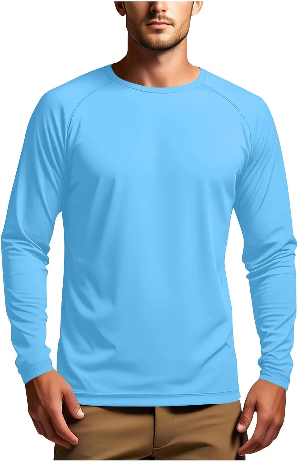 Футболка с длинным рукавом UPF 50+, Sky Blue