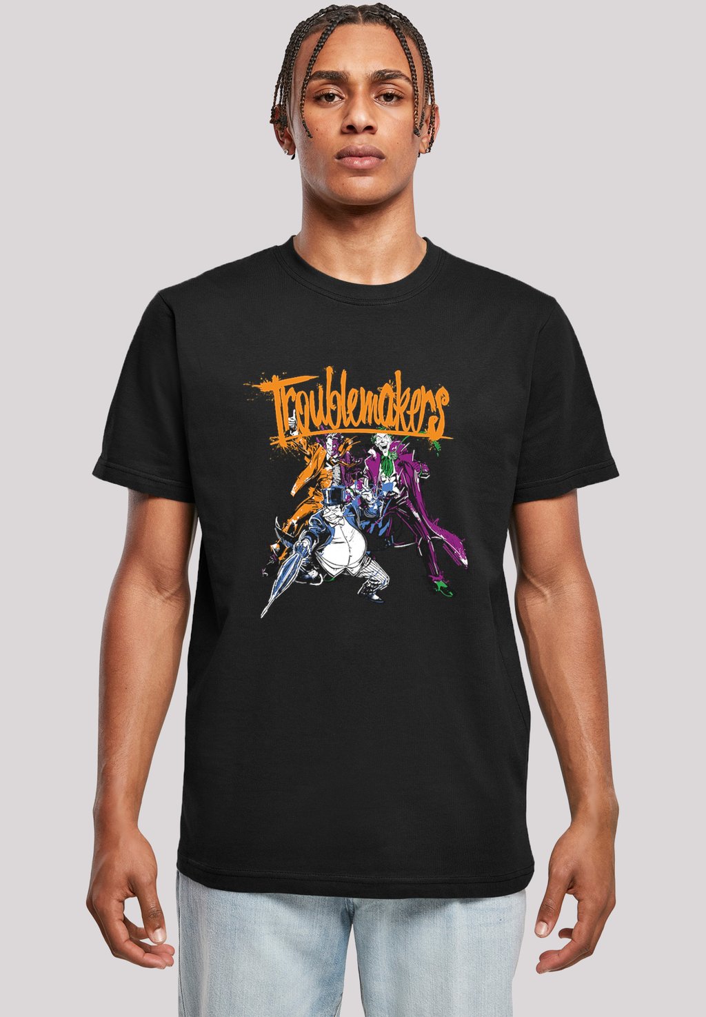 

Футболка с принтом DC COMICS BATMAN TROUBLEMAKERS F4NT4STIC, черный