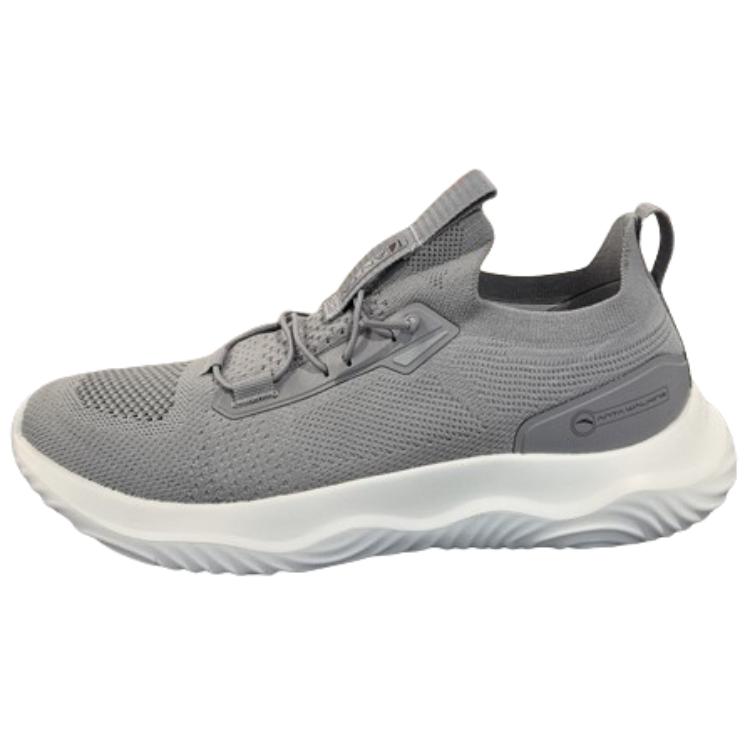 

Кроссовки Anta Cushioning с низким верхом, противоскользящие и износостойкие, мужские, серые, Pigeon Gray