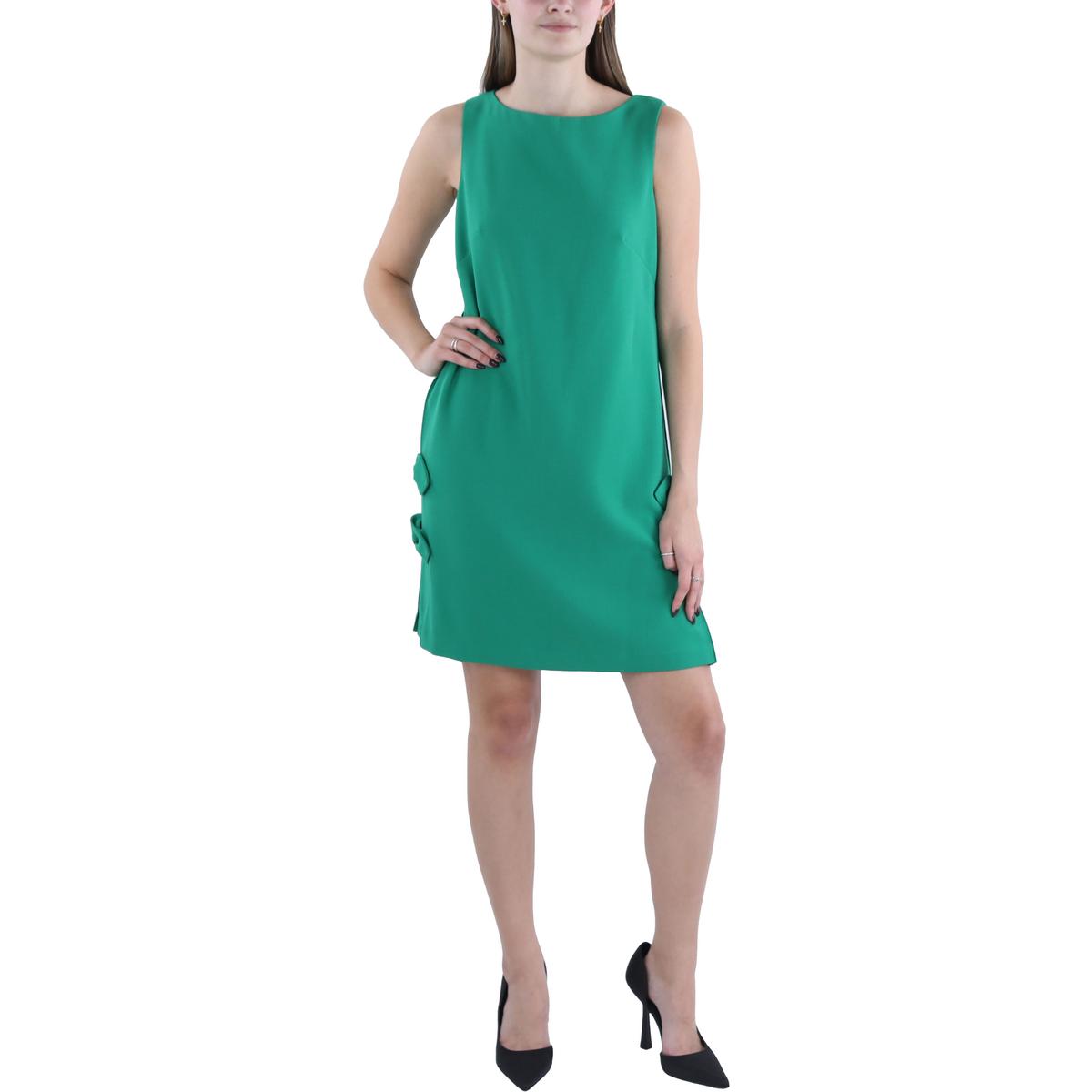 

Женское короткое мини-платье без рукавов Vince Camuto, зеленый