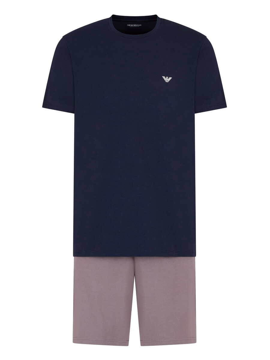 

Короткая пижама Emporio Armani, синий/фиолетовый