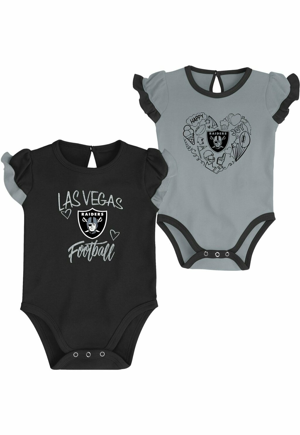 

Боди NFL PACK LAS VEGAS RAIDERS Outerstuff, цвет black grey