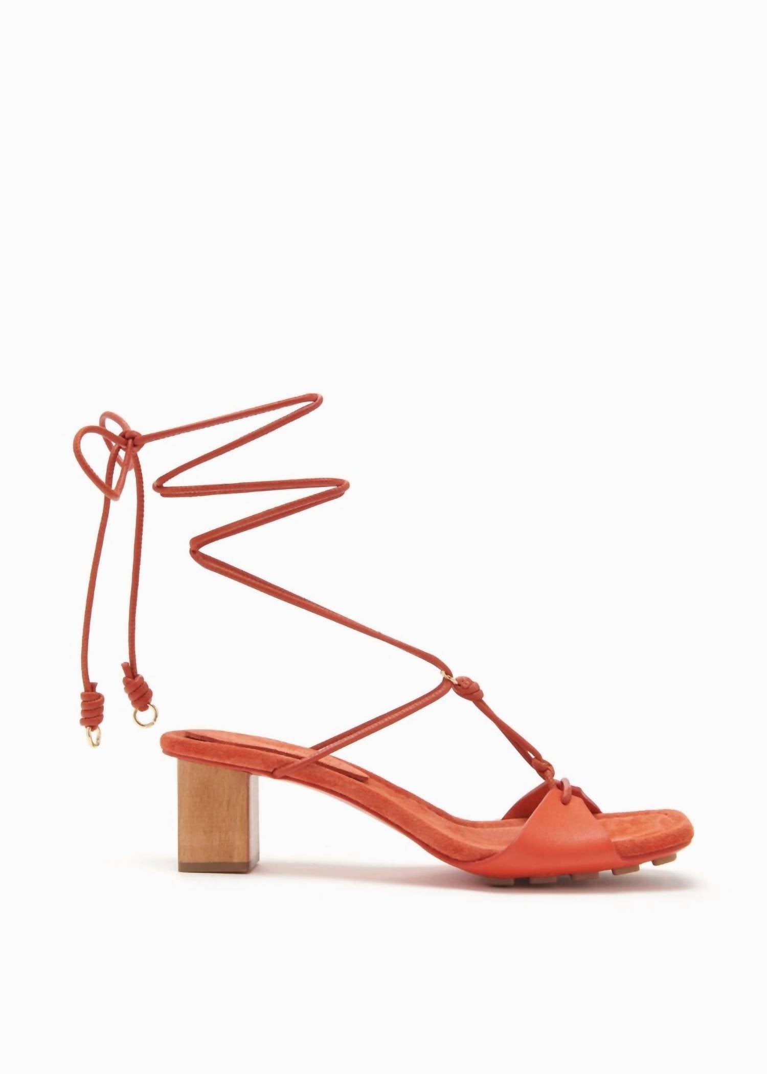Туфли Loren Lace-Up Midi Heel в цвете Sierra Ulla Johnson