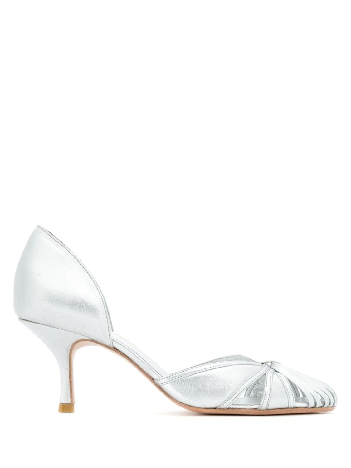 

Sarah Chofakian Sarah pumps, серебристый