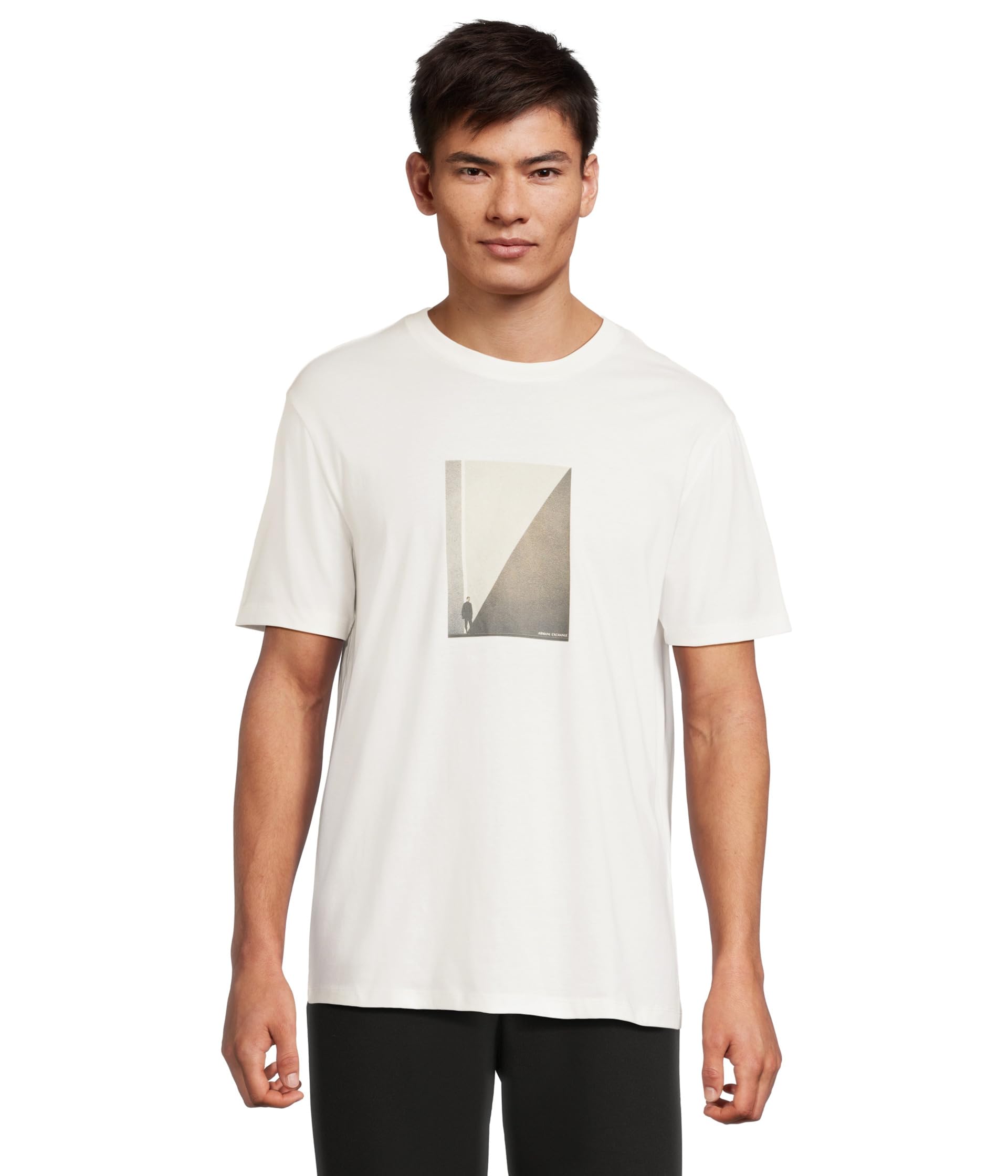 

Футболка Armani Exchange Cotton Graphic Tee, цвет Off White
