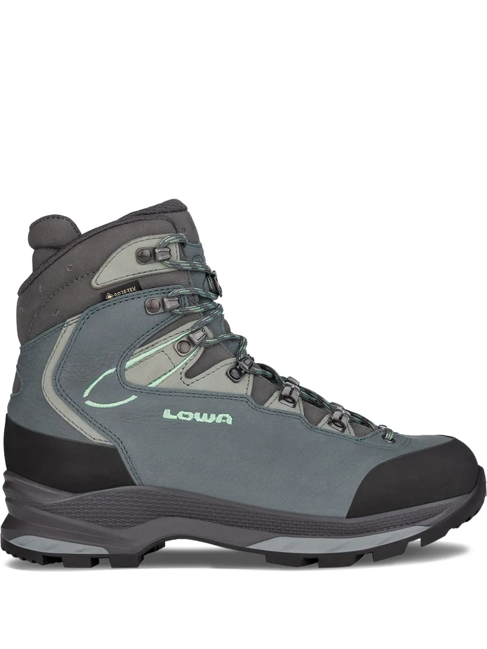Женские ботинки LOWA Mauria EVO кожаные с мембраной Gore-Tex, черно-синий