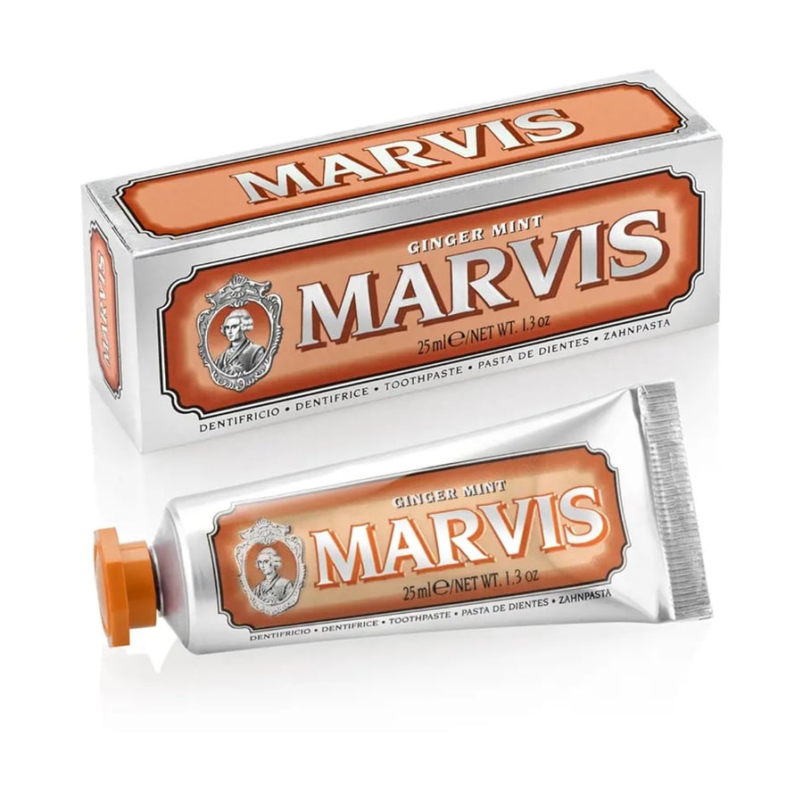 

Marvis, Зубная паста с имбирем и мятой, имбирь и мята, 25 мл