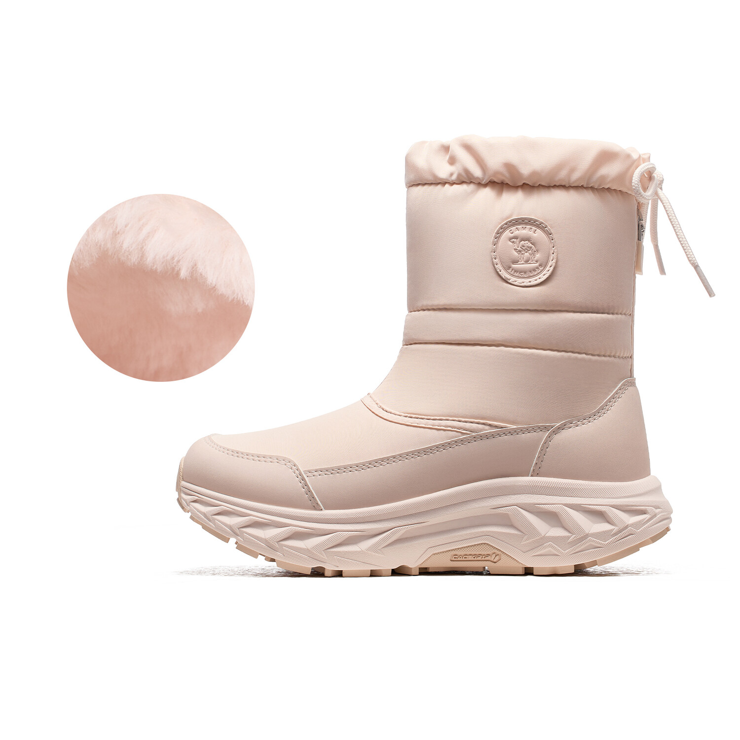 

Зимние ботинки женские Camel, цвет Cream Pink