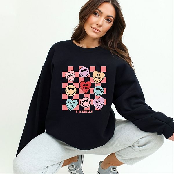 

SWSmiley candy heart smile solid - женский свитшот с принтом Simply Sage Market, Midnight, Зеленый, SWSmiley candy heart smile solid - женский свитшот с принтом Simply Sage Market, Midnight