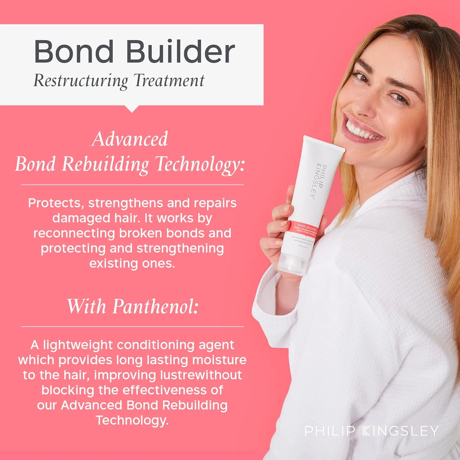 Маска для восстановления волос «Bond Builder Restructuring Hair Repair Mask» от Philip Kingsley Philip Kingsley — фото 3