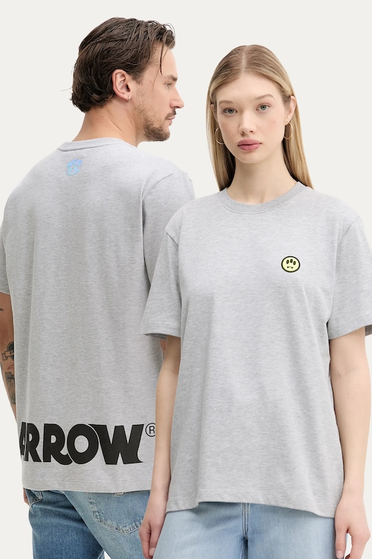 

Хлопковая футболка Barrow, серый