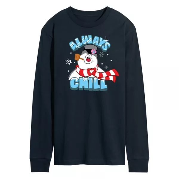 

Футболка мужская Frosty The Snowman Always Chill с длинным рукавом Licensed Character, синий