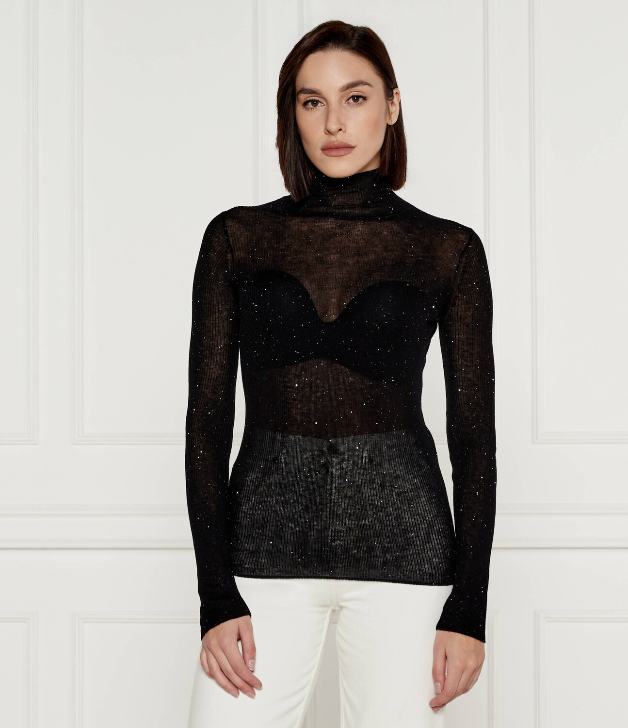 

Свитер из шерсти Marella Feroce Slim Fit, черный
