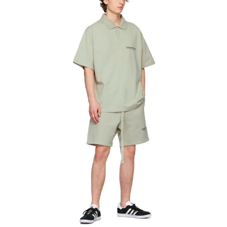 Спортивные шорты Fear of God Essentials FW21 Fleece Sweat Shorts Green, зеленый — фото 4