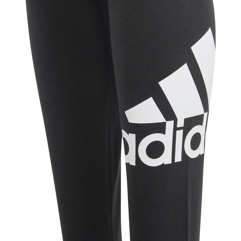 Колготки базовые с большим логотипом, хлопок Adidas, черный — фото 4