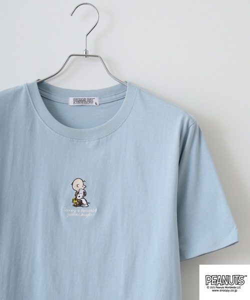 

Футболка с вышивкой и принтом Peanuts