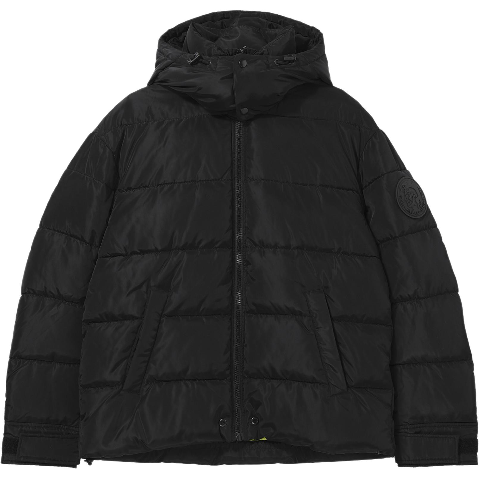 

DIESEL Пуховик мужской черный, Black