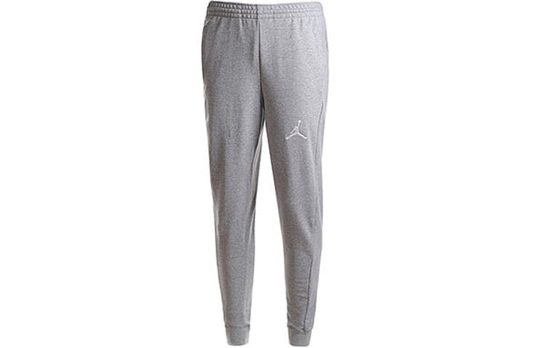 Спортивные штаны Air Jordan Flight Lite Cuffed Casual Sports Bundle Feet Long Pants Gray, серый — фото 3
