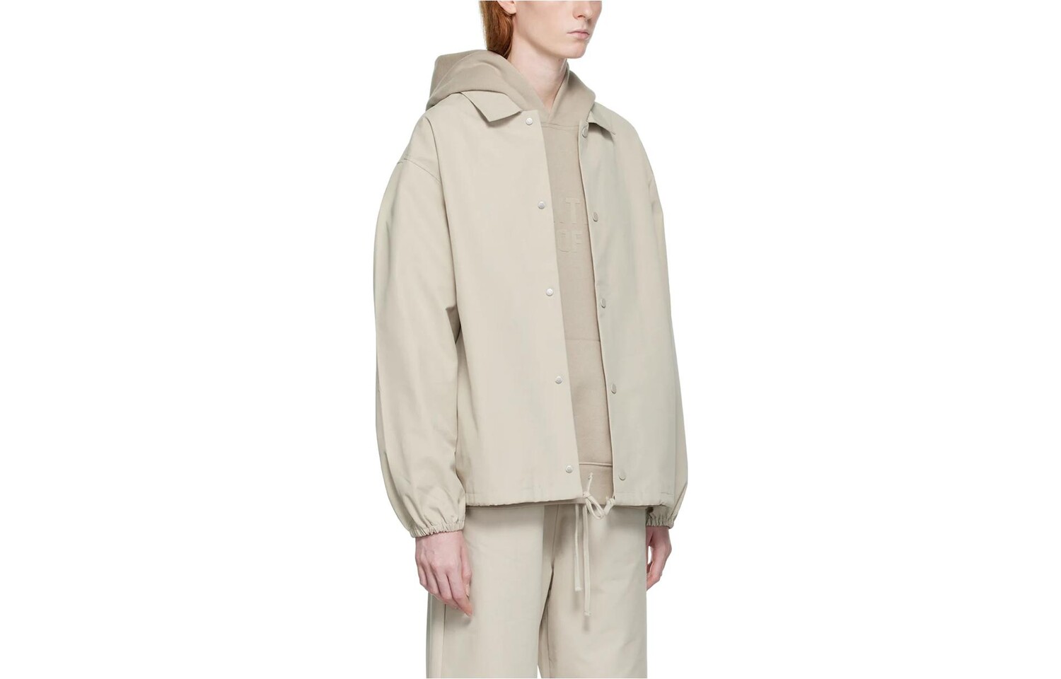 Куртка женская дымчато-серая Fear Of God Essentials — фото 3