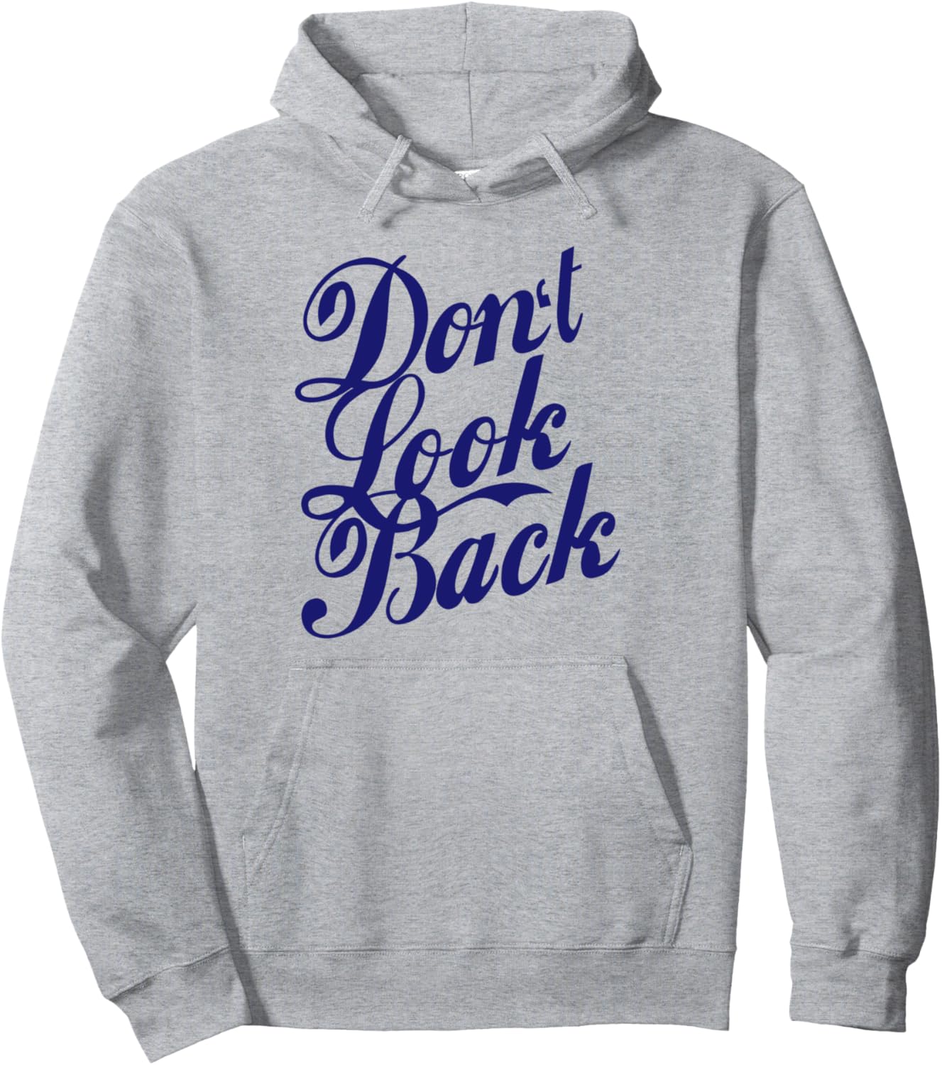 

Вдохновляющая толстовка «Никогда не оглядывайся назад» от Blue Apparel & Co Never Look Back Motivation Inspiration & Co., серый