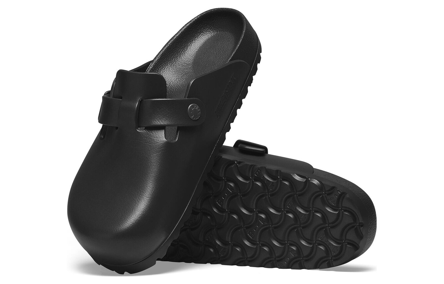 Мюли женские с закрытым носком женские Birkenstock, черный — фото 4