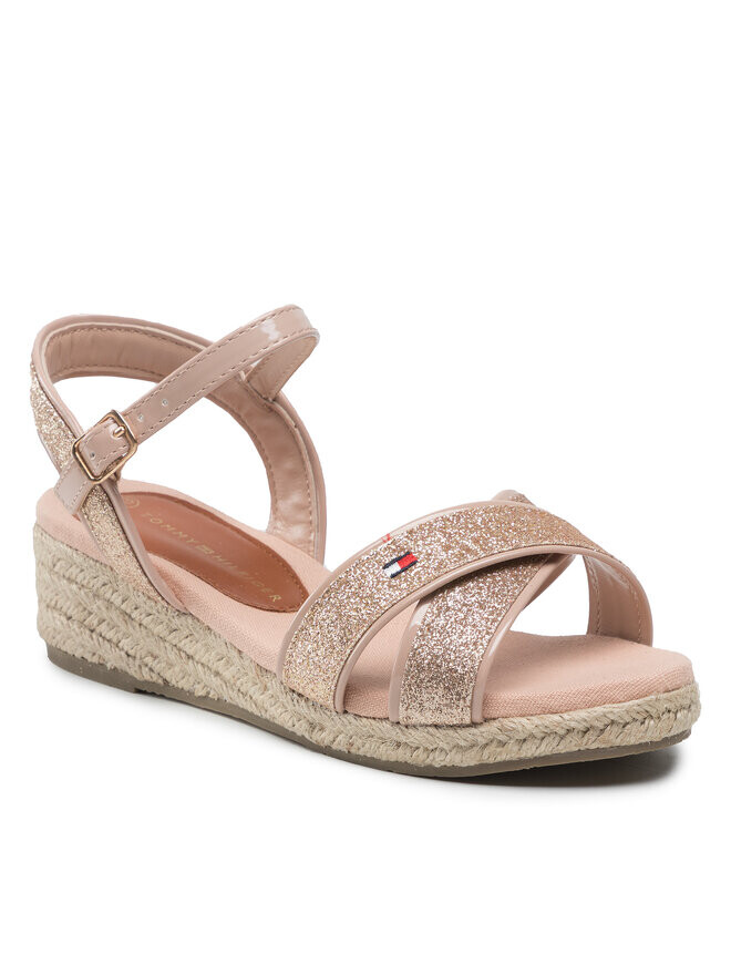 

Эспадрильи Tommy Hilfiger Rope Wedge Sandal T3A7-32186-1380 M, розовый